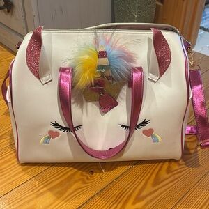 Under one sky unicorn weekender bag